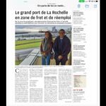 Article Centre Presse: le Grand Port Maritime de La Rochelle en zone de fret et de réemploi